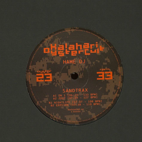 Hame DJ - Sandtrax EP