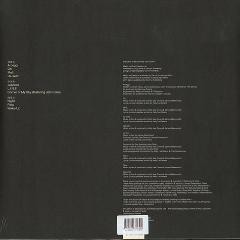Kelly Lee Owens - Inner Song White Vinyl Edition
