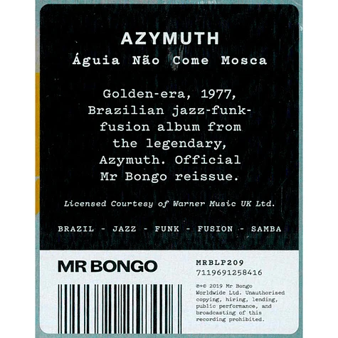 Azymuth - Águia Não Come Mosca