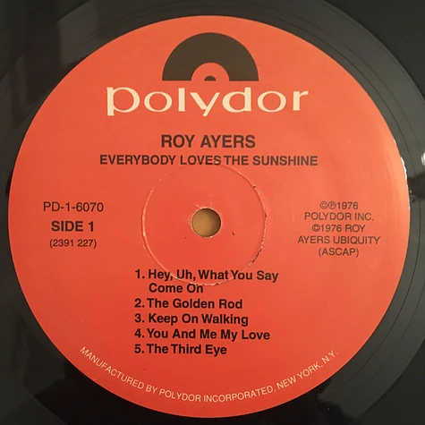 Roy Ayers Ubiquity - Everybody Loves The Sunshine