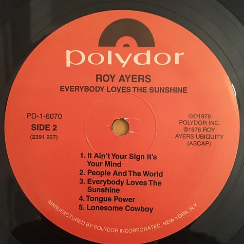 Roy Ayers Ubiquity - Everybody Loves The Sunshine