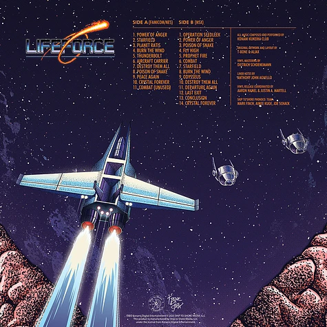 Konami Kukeiha Club - OST Life Force Clear Vinyl Edition