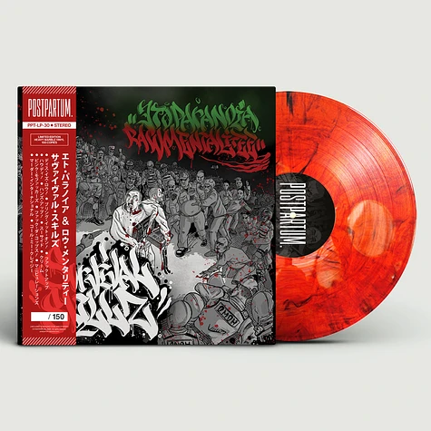 Eto Paranoia X Raw Mentalitee - Survival Skillz Red Marble Vinyl Edition