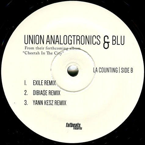 Union Analogtronics & Blu - LA Counting