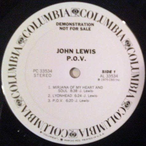 John Lewis - P.O.V.