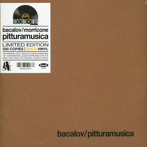 Luis Bacalov - Pitturamusica Golden Vinyl Edition