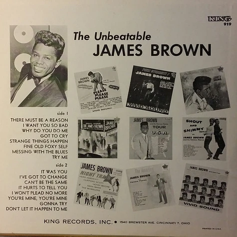James Brown & The Famous Flames - The Unbeatable James Brown (16 Hits)