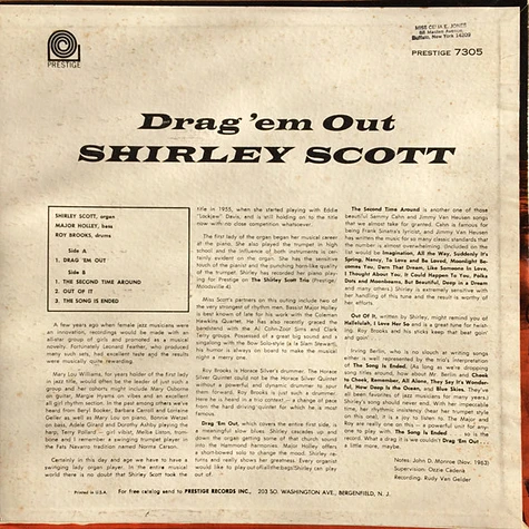 Shirley Scott - Drag 'Em Out