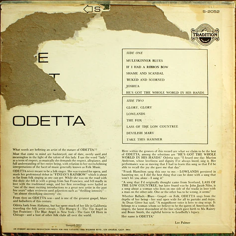 Odetta - The Best Of Odetta