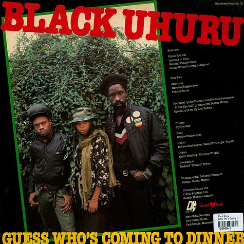 Black Uhuru - Guess Who's Coming To Dinner