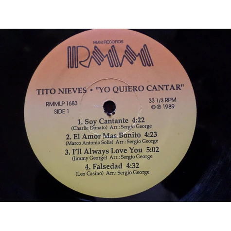 Tito Nieves - Yo Quiero Cantar