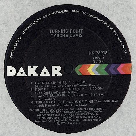 Tyrone Davis - Turning Point!