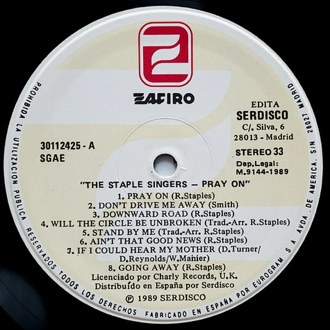 The Staple Singers - Pray On