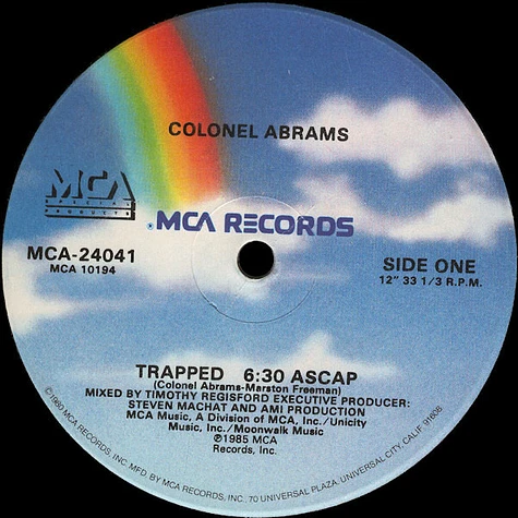 Colonel Abrams / Dan Hartman - Trapped / I Can Dream About You