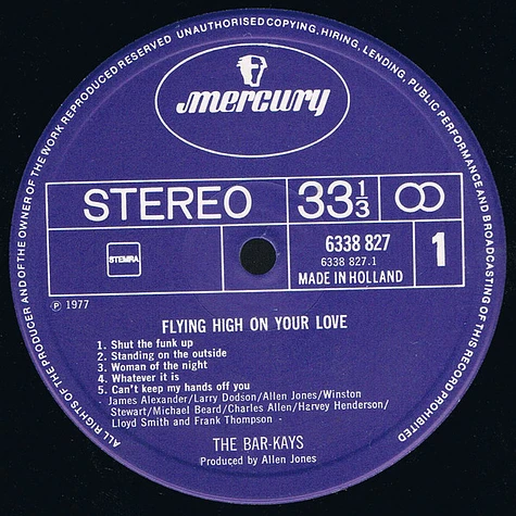 Bar-Kays - Flying High On Your Love