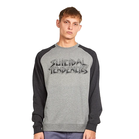 Suicidal Tendencies - Cyclone TwoTone Raglan Crew Neck Sweat Shirt