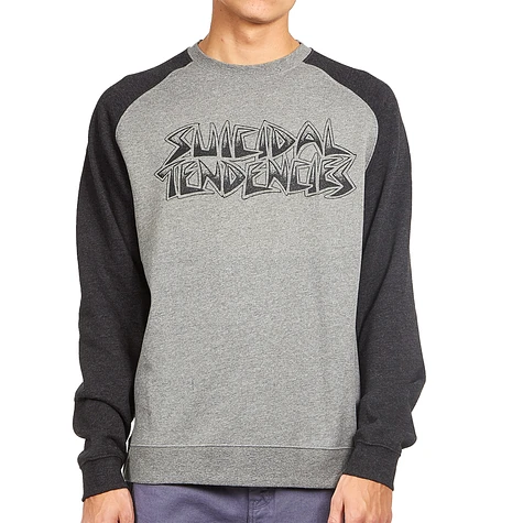 Suicidal Tendencies - Cyclone TwoTone Raglan Crew Neck Sweat Shirt