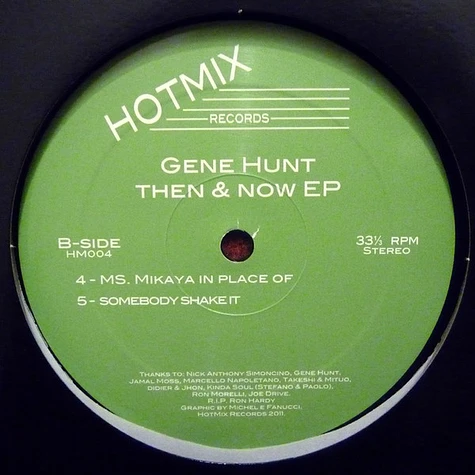 Gene Hunt - Then & Now EP