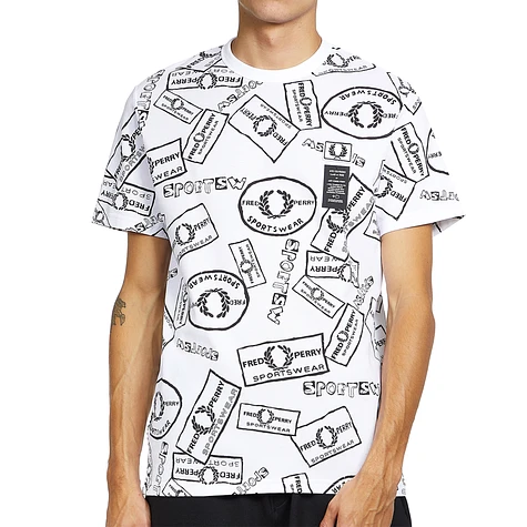 Fred Perry x Art Comes First - Printed Pique T-Shirt