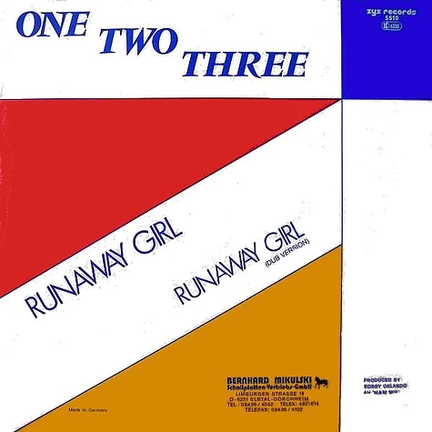 One-Two-Three - Runaway Girl