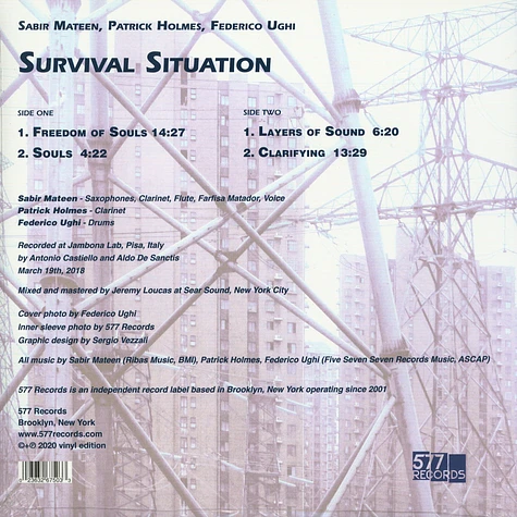 Sabir Mateen / Patrick Holmes / Frederico Ughi - Survival Situation