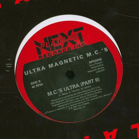Ultramagnetic MC's - Travelling At The Speed Of Thought / M.C.'s Ultra (Part II Edit)