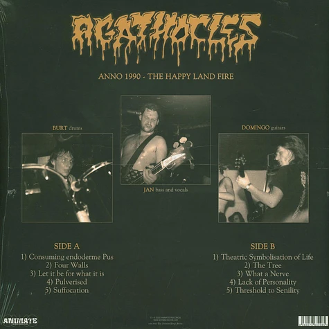 Agathocles - 1990: The Happy Land Fire