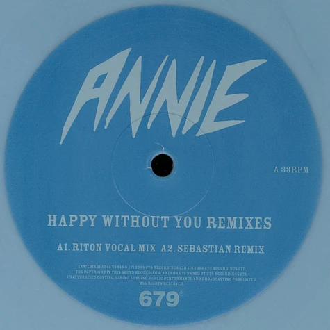 Annie - Happy Without You (Remixes)