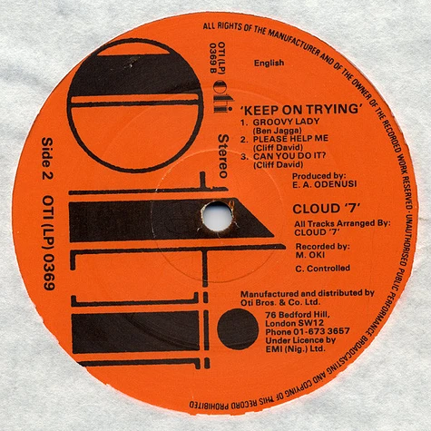 Cloud "7" - Keep On Tryin'