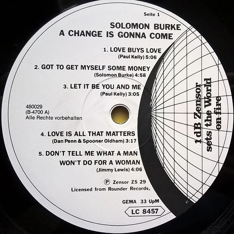 Solomon Burke - A Change Is Gonna Come