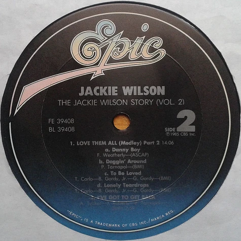 Jackie Wilson - The Jackie Wilson Story (Vol. 2)