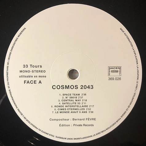 Bernard Fevre - Cosmos 2043