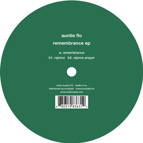 Auntie Flo - Remembrance EP