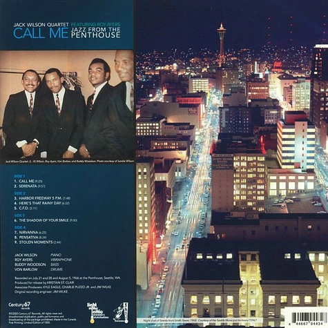 Jack Wilson Quartet Featuring Roy Ayers - Call Me: Jazz From The Penthouse (1966)