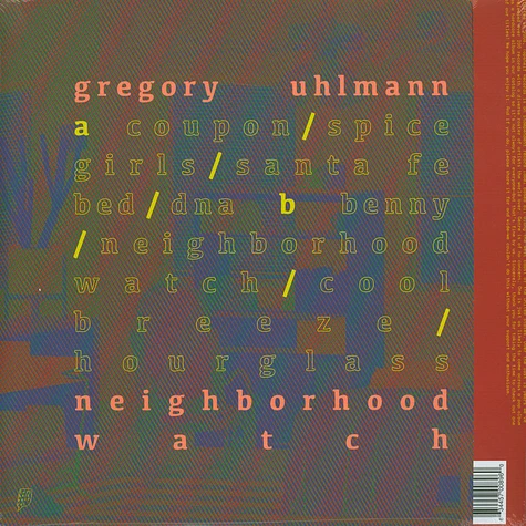 Gregory Uhlmann - Neighborhood Watch