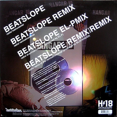 Hangar 18 - Beatslope: The Remix Of The Remix Single