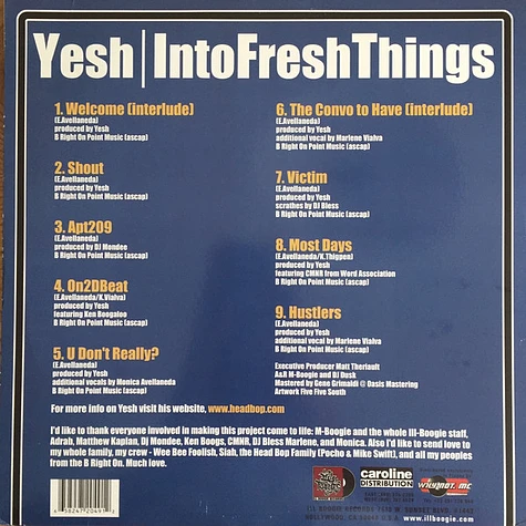 Yeshua daPoED - Into Fresh Things