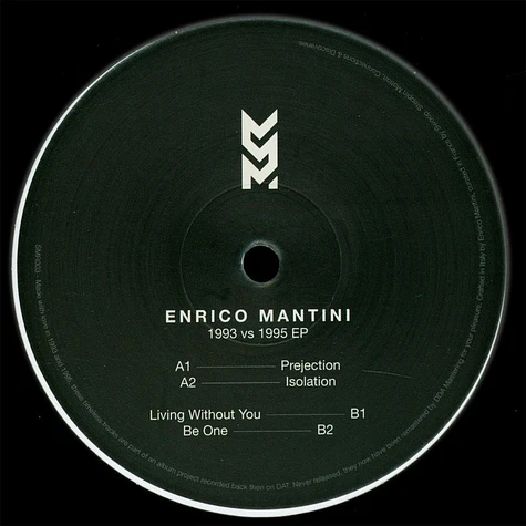 Enrico Mantini - 1993 Vs 1995 EP
