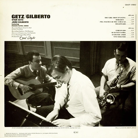 Stan Getz / Joao Gilberto Featuring Antonio Carlos Jobim - Getz / Gilberto