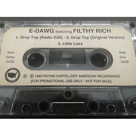 E-Dawg Featuring Filthy Rich - Drop Top