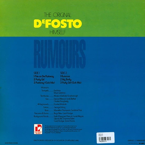 Defosto - Rumours