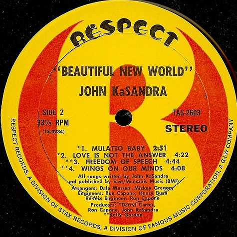 John Kasandra - Beautiful New World