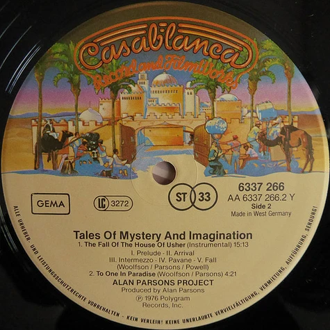 The Alan Parsons Project - Tales Of Mystery And Imagination