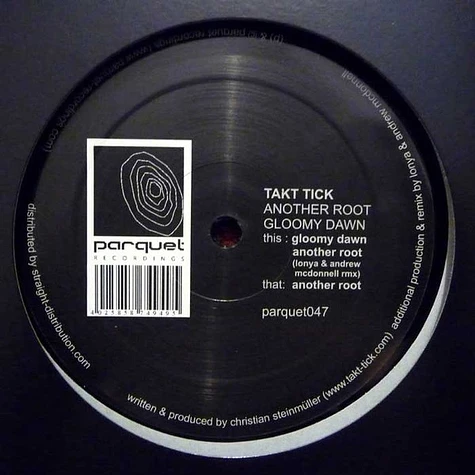 Takt Tick - Another Root / Gloomy Dawn