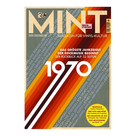 Mint - Das Magazin Für Vinylkultur - Ausgabe 37- Juli 2020