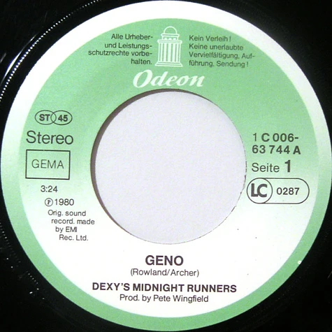 Dexys Midnight Runners - Geno