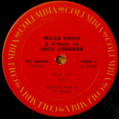 Miles Davis - A Tribute To Jack Johnson