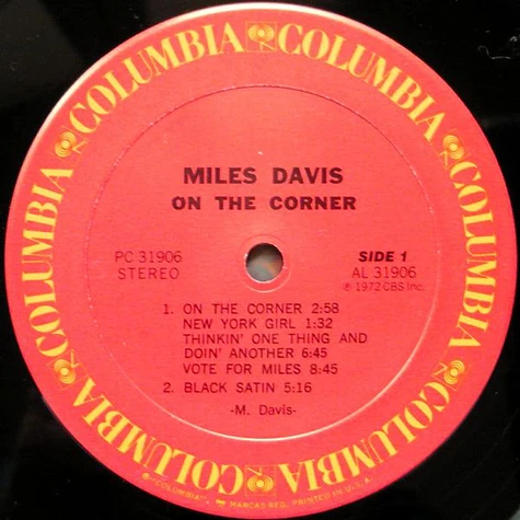 Miles Davis - On The Corner