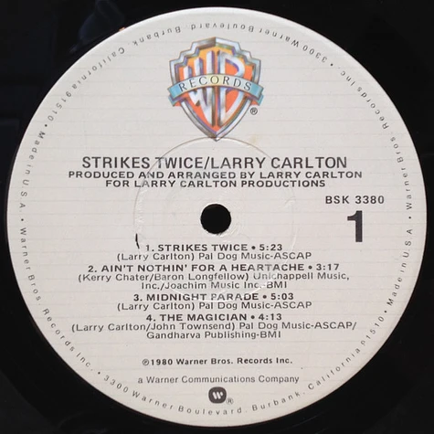 Larry Carlton - Strikes Twice