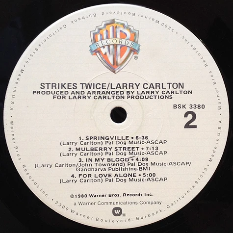 Larry Carlton - Strikes Twice